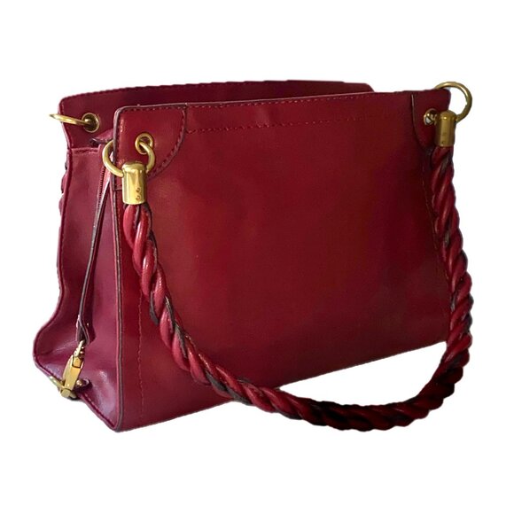 RELIC by Fossil Red Burgundy Leather Shoulder/Handbag Zipper Pockets NWT - Picture 14 of 14